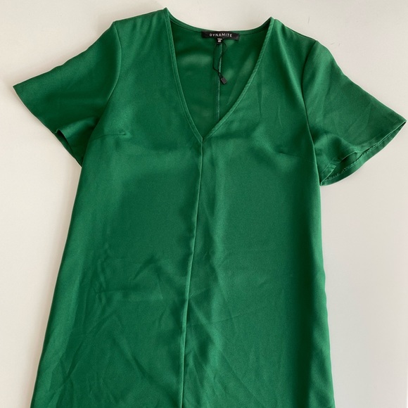 Dynamite Flutter Sleeve T-shirt Dress XS - Picture 2 of 3